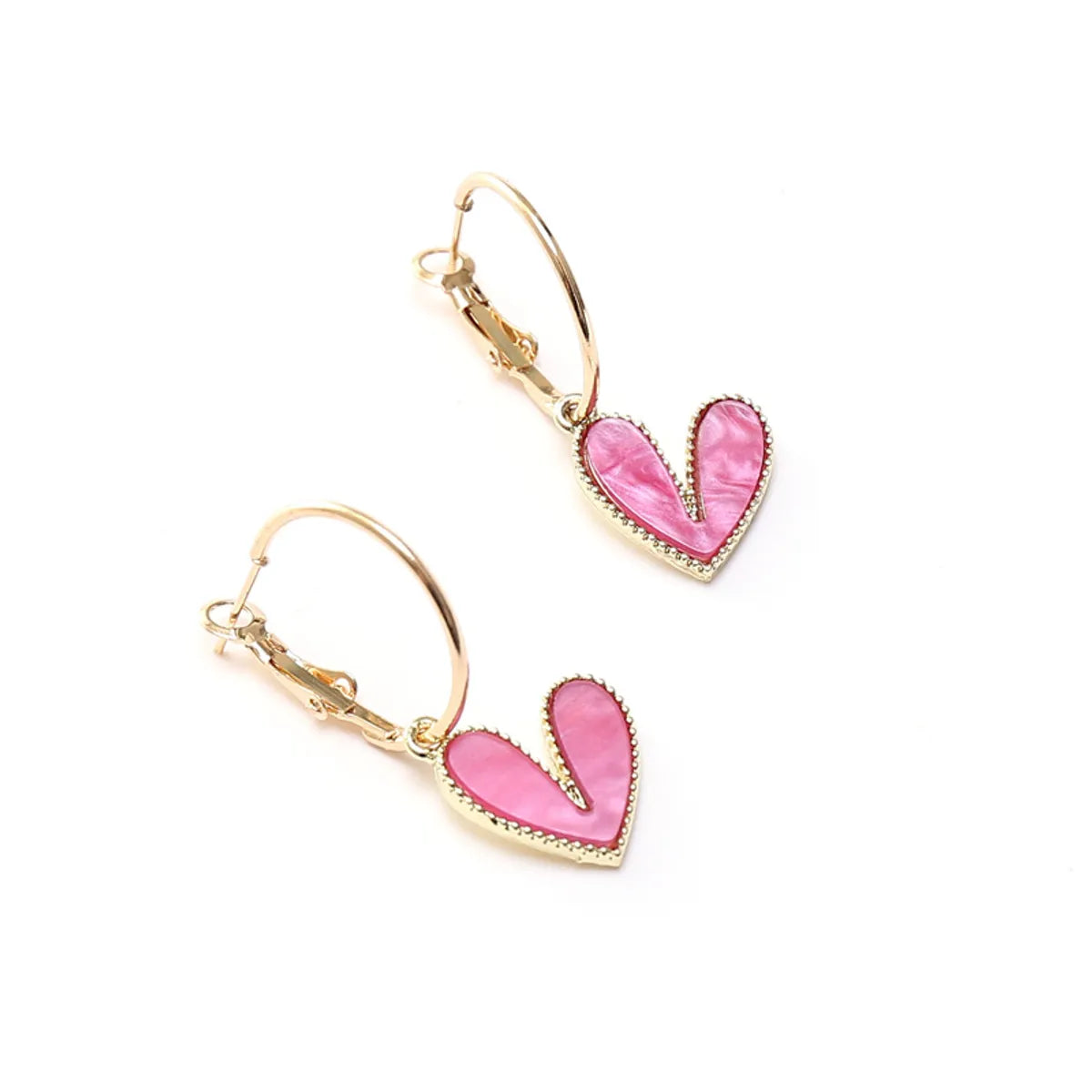 Wholesale Fashion Multicolor Heart-shaped Earrings