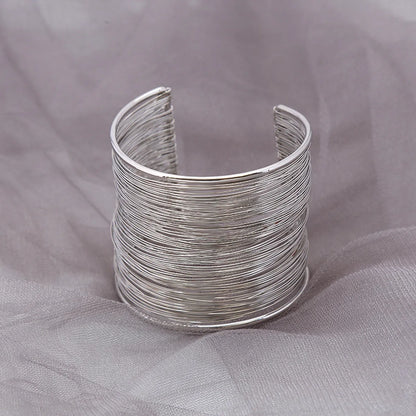 Wholesale Fashion Open Wire Bracelet Winding Braided Bracelet