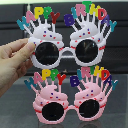 Wholesale Funny Creative Party Photo Props Cake Dress Up Catch Week Props 520 Children'S Day Birthday Glasses