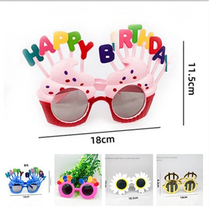 Wholesale Funny Creative Party Photo Props Cake Dress Up Catch Week Props 520 Children'S Day Birthday Glasses