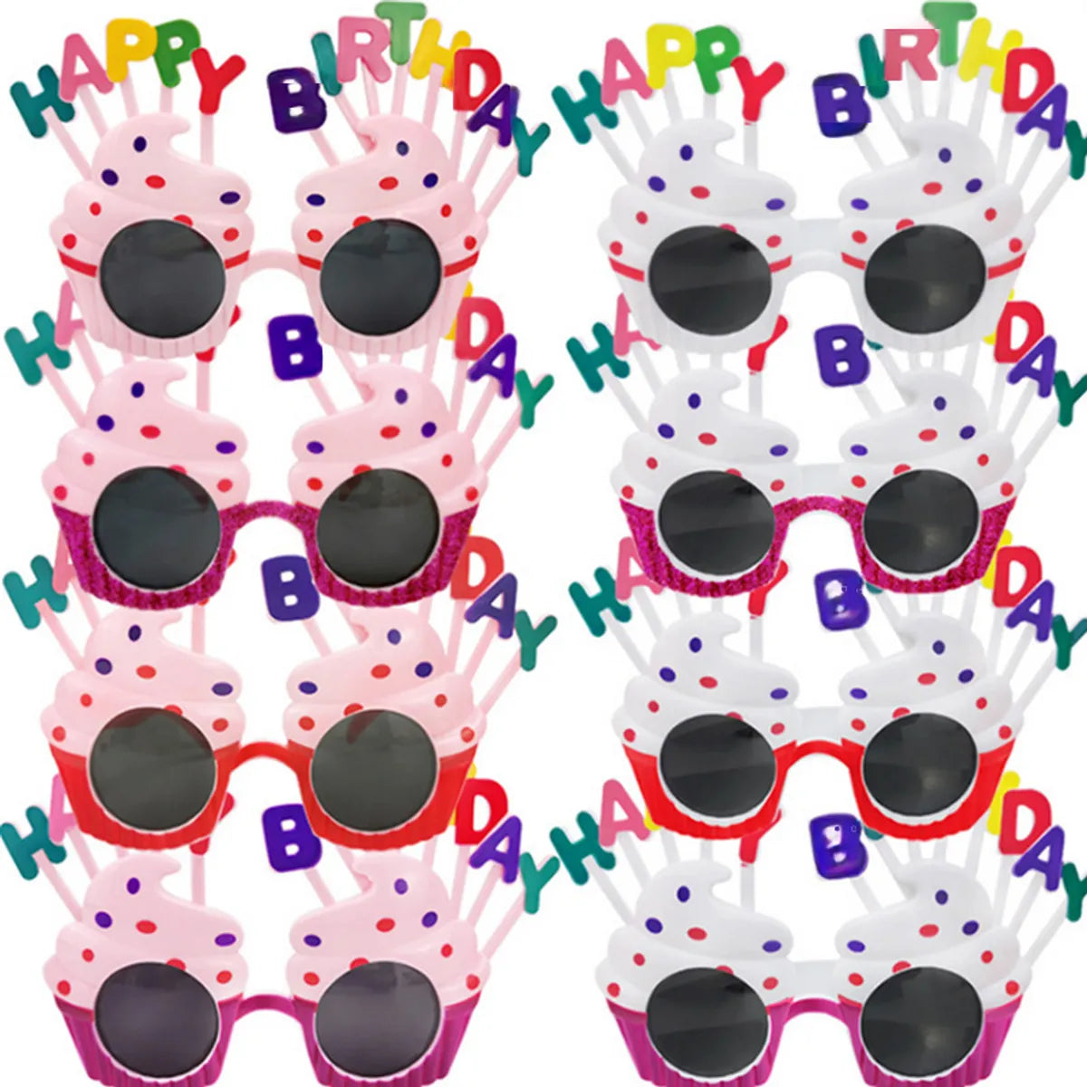 Wholesale Funny Creative Party Photo Props Cake Dress Up Catch Week Props 520 Children'S Day Birthday Glasses