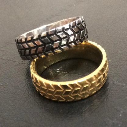 Wholesale Hip-Hop Geometric Titanium Steel Rings