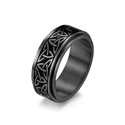 Wholesale Hip-Hop Geometric Titanium Steel Rings