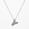 Copper Gold Plated Silver Plated IG Style Simple Style Plating Inlay Letter Zircon Pendant Necklace