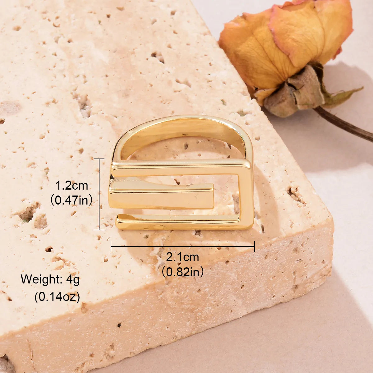 Wholesale IG Style Simple Style Solid Color Copper Hollow Out Inlay 18K Gold Plated Zircon Open Rings