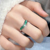 Wholesale IG Style Snake Copper Plating Inlay Zircon Open Rings