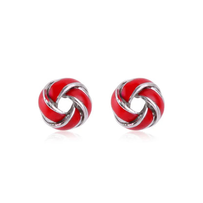 Wholesale Jewelry 1 Pair Ethnic Style American Flag Alloy Hoop Earrings Ear Hook