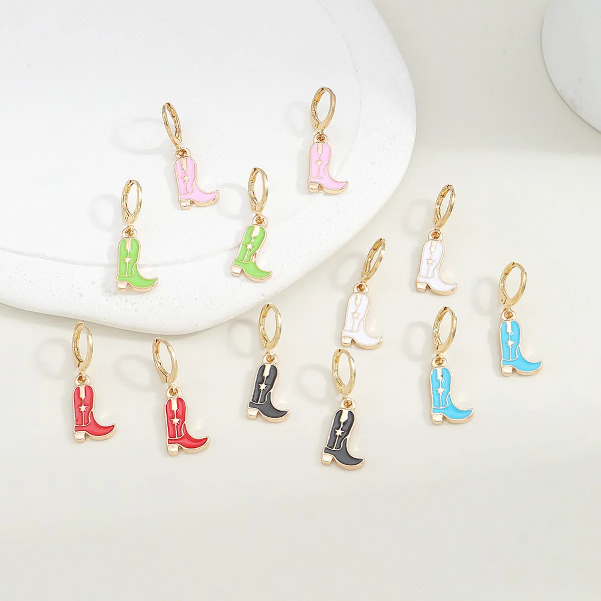 Wholesale Jewelry 1 Pair Fashion Shoe Alloy Drop Earrings