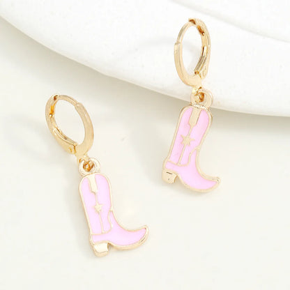 Wholesale Jewelry 1 Pair Fashion Shoe Alloy Drop Earrings