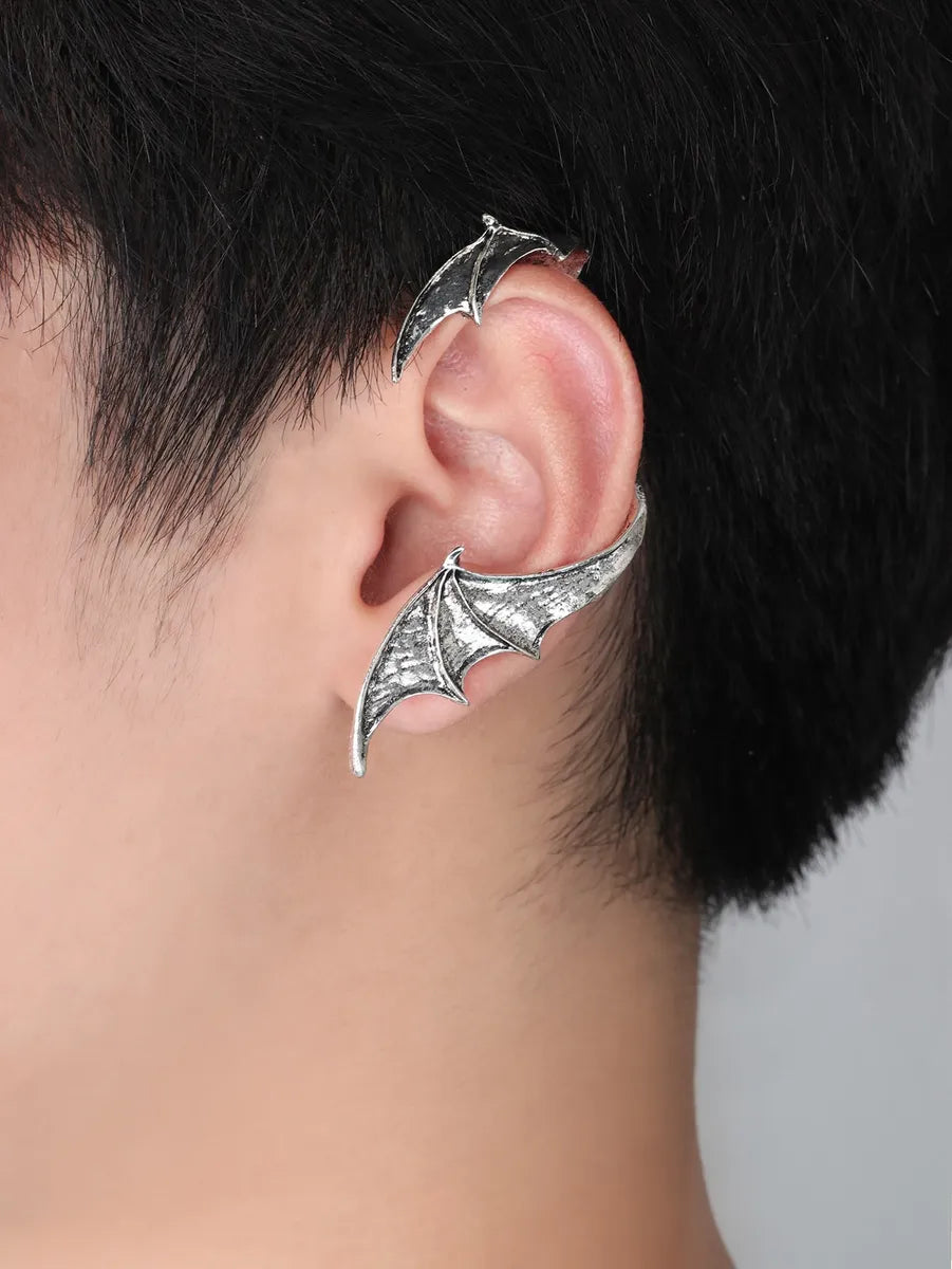 Wholesale Jewelry 1 Pair Hip-Hop Wings Bat Alloy Ear Clips