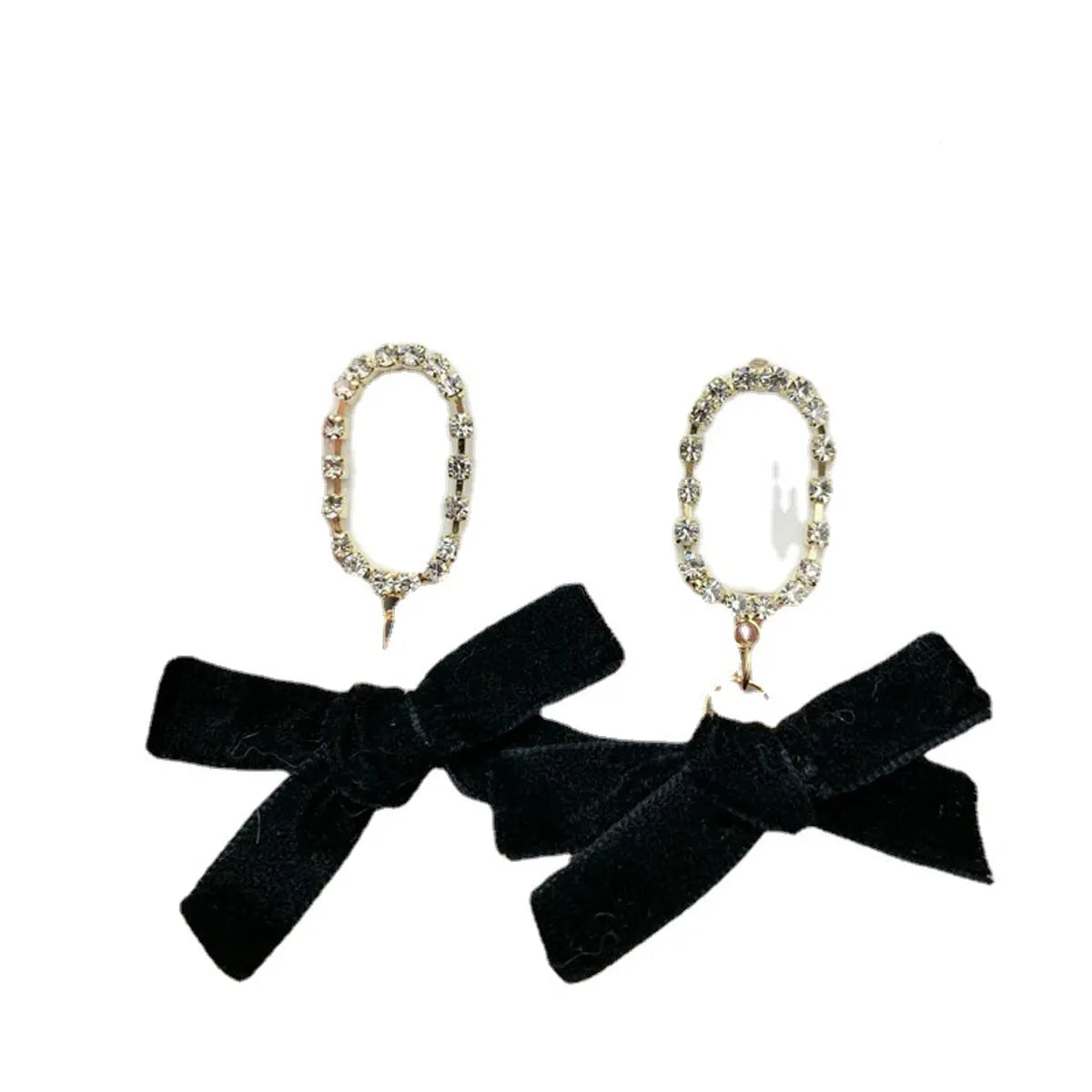 Wholesale Jewelry 1 Pair Retro Bow Knot Alloy Drop Earrings