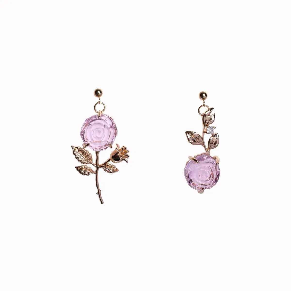 Wholesale Jewelry 1 Pair Sweet Flower Alloy Drop Earrings