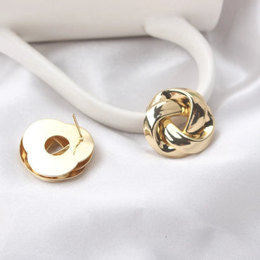 Wholesale Jewelry 1 Pair Vintage Style Geometric Metal Ear Studs