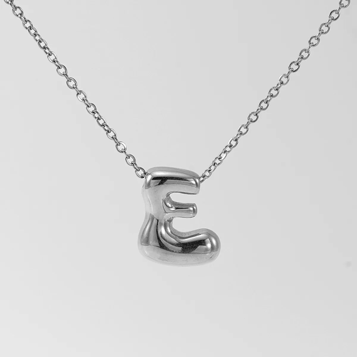 Wholesale Jewelry Basic Classic Style Letter 304 Stainless Steel 18K Gold Plated Plating Pendant Necklace