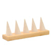 Wholesale Jewelry Basic Geometric Solid Wood Jewelry Rack