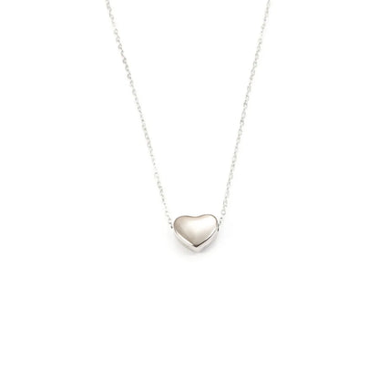 Wholesale Jewelry Basic Modern Style Classic Style Heart Shape Titanium Steel Plating Pendant Necklace