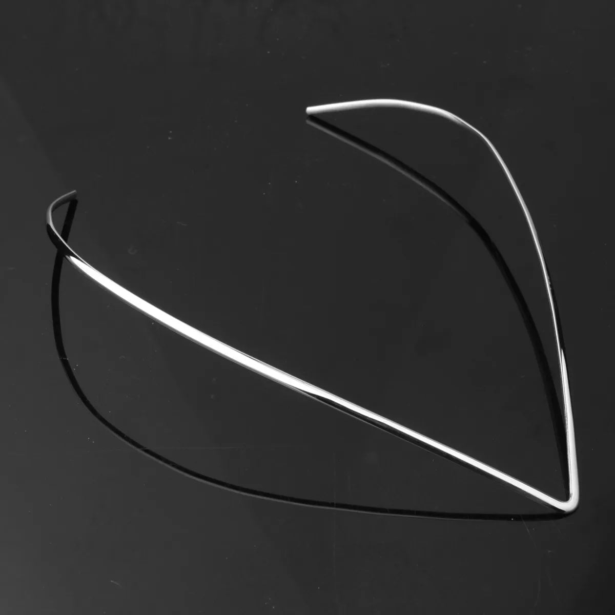 Wholesale Jewelry Basic Modern Style Classic Style V Shape Titanium Steel Polishing Choker Choker