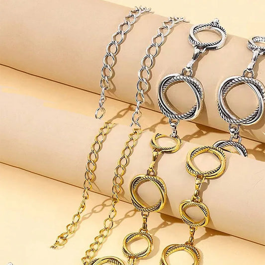 Wholesale Jewelry Basic Modern Style Solid Color Round Alloy Waist Chain