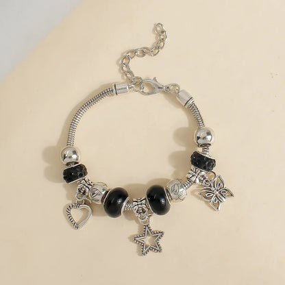 Wholesale Jewelry Basic Simple Style Classic Style Star Heart Shape Crown Alloy Beaded Bracelets