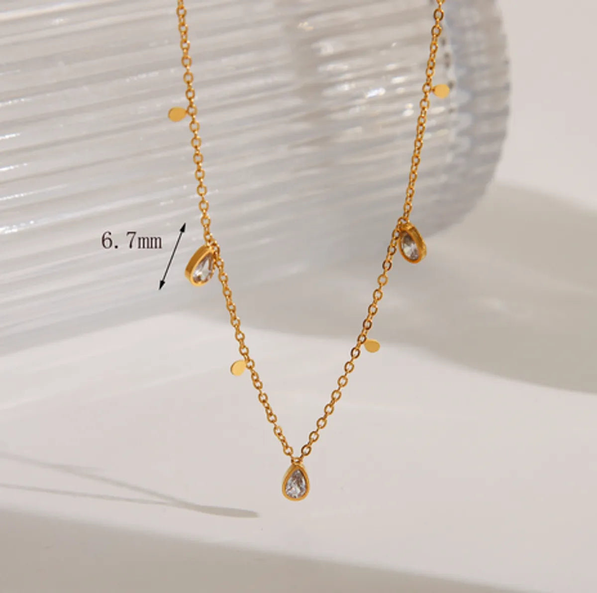 Wholesale Jewelry Basic Simple Style Commute Geometric Star Flower 304 Stainless Steel 18K Gold Plated Bracelets Necklace