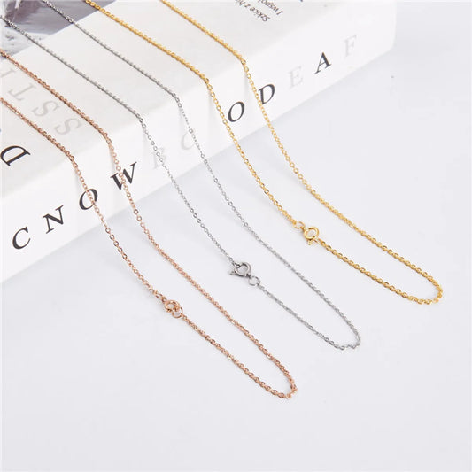 Wholesale Jewelry Basic Simple Style Geometric Solid Color Titanium Steel Necklace