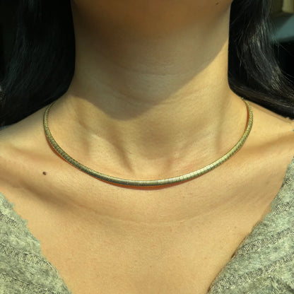 Wholesale Jewelry Basic Simple Style Solid Color 304 Stainless Steel 18K Gold Plated Choker