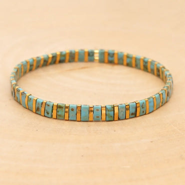 Wholesale Jewelry Bohemian Style Antique Finish Beads Woven Bracelet Nihaojewelry