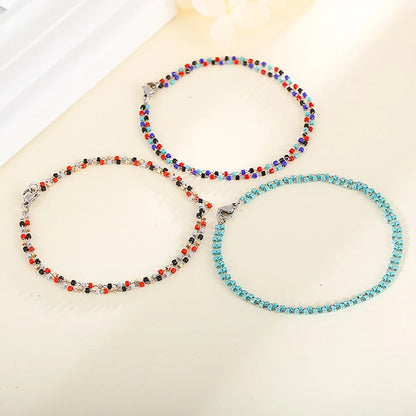 Wholesale Jewelry Bohemian Style Color Gravel Stainless Steel Bracelet Gooddiy