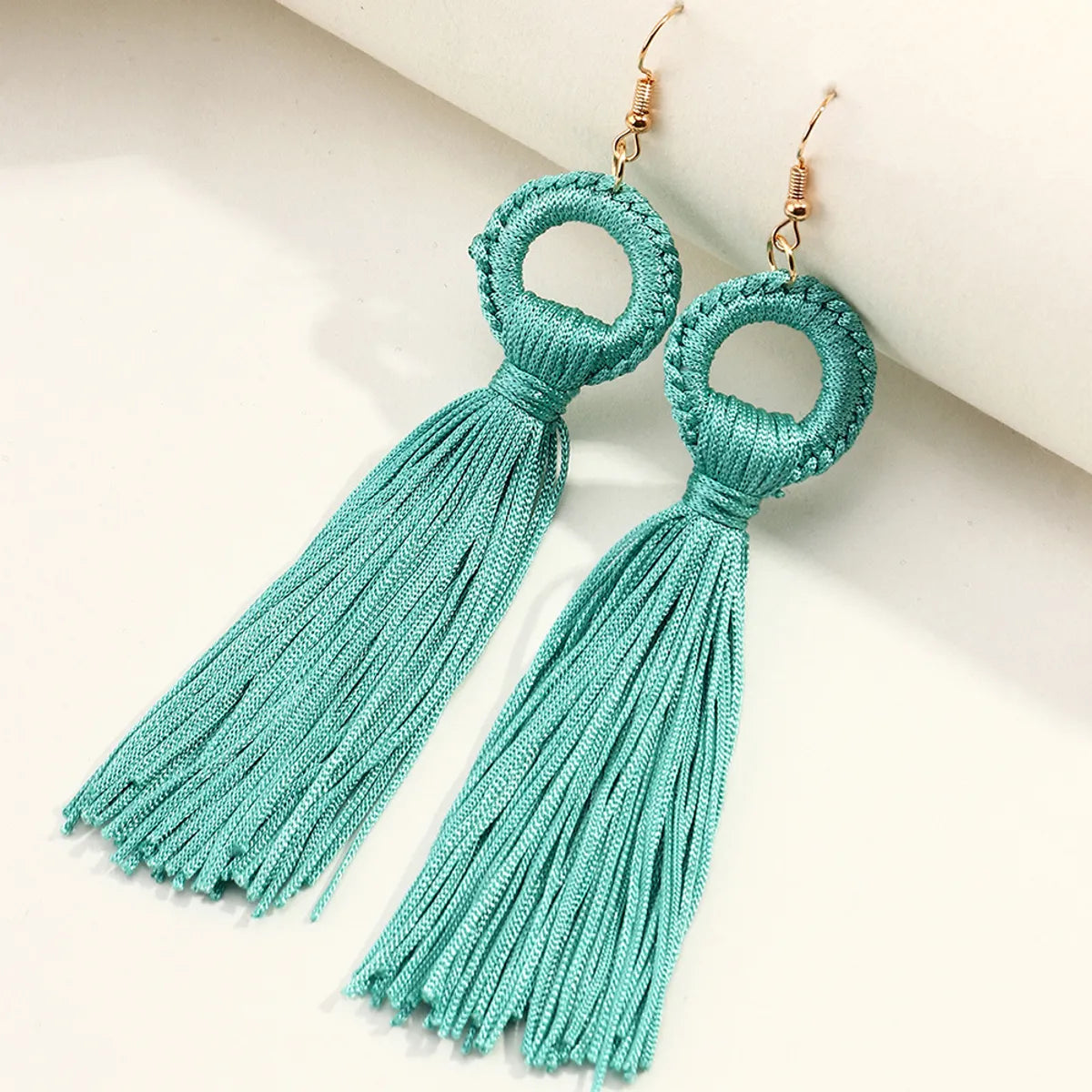 Wholesale Jewelry Bohemian Tassel Long Multicolor Earrings Gooddiy