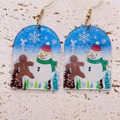 Wholesale Jewelry Cartoon Style Cartoon Character Arylic Drop Earrings