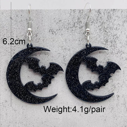 Wholesale Jewelry Cartoon Style Pumpkin Letter Arylic Drop Earrings