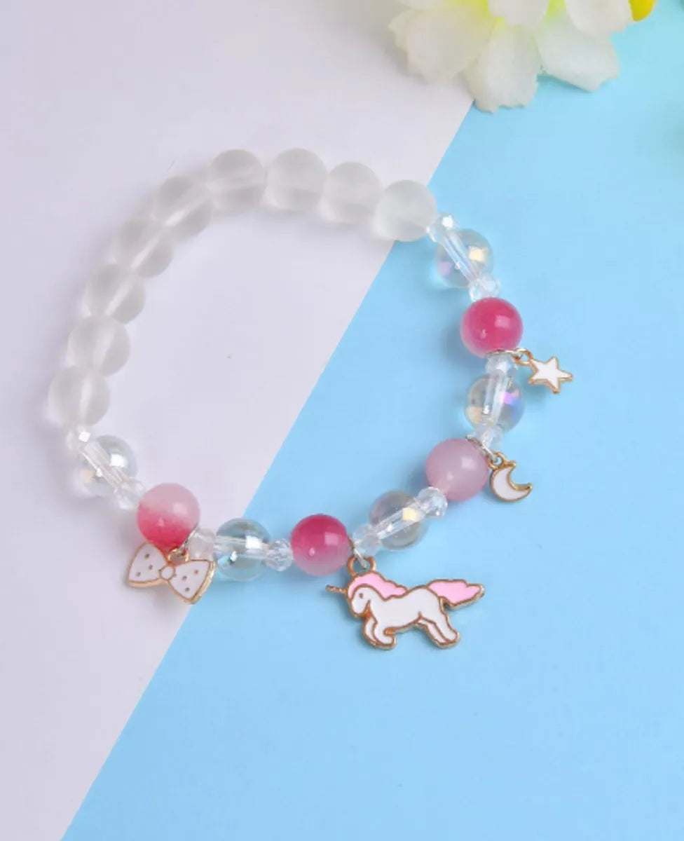 Wholesale Jewelry Cartoon Style Shell Artificial Crystal Beaded Bracelets