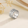 Wholesale Jewelry Casual Classical Geometric 304 Stainless Steel Open Rings