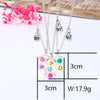 Wholesale Jewelry Casual Cute Heart Shape Smile Face Alloy Appliques Pendant Necklace