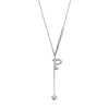 Wholesale Jewelry Casual Elegant Letter 201 Stainless Steel Asymmetrical Necklace