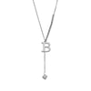 Wholesale Jewelry Casual Elegant Letter 201 Stainless Steel Asymmetrical Necklace