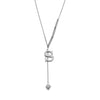 Wholesale Jewelry Casual Elegant Letter 201 Stainless Steel Asymmetrical Necklace