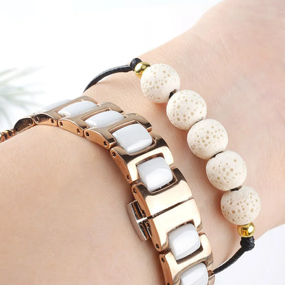 Wholesale Jewelry Casual Geometric Volcanic Rock Rope Bracelets