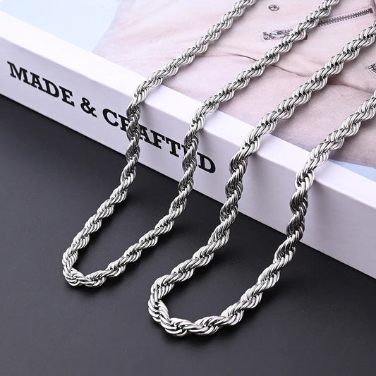 1 Strand/Package 2 Strands/Package 304 Stainless Steel Simple Solid Color Semi-Finished Chain