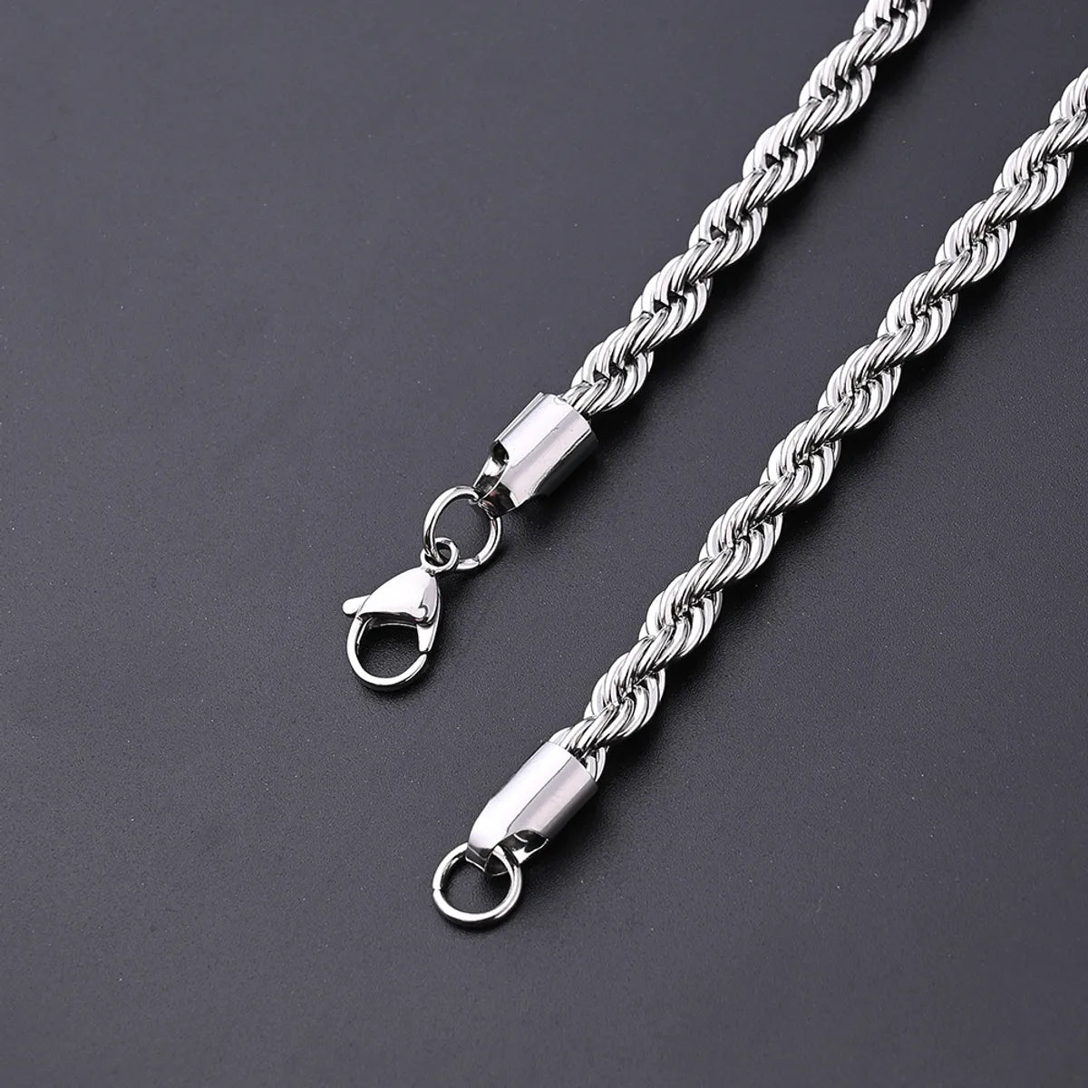 1 Strand/Package 2 Strands/Package 304 Stainless Steel Simple Solid Color Semi-Finished Chain