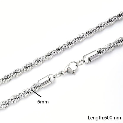 1 Strand/Package 2 Strands/Package 304 Stainless Steel Simple Solid Color Semi-Finished Chain