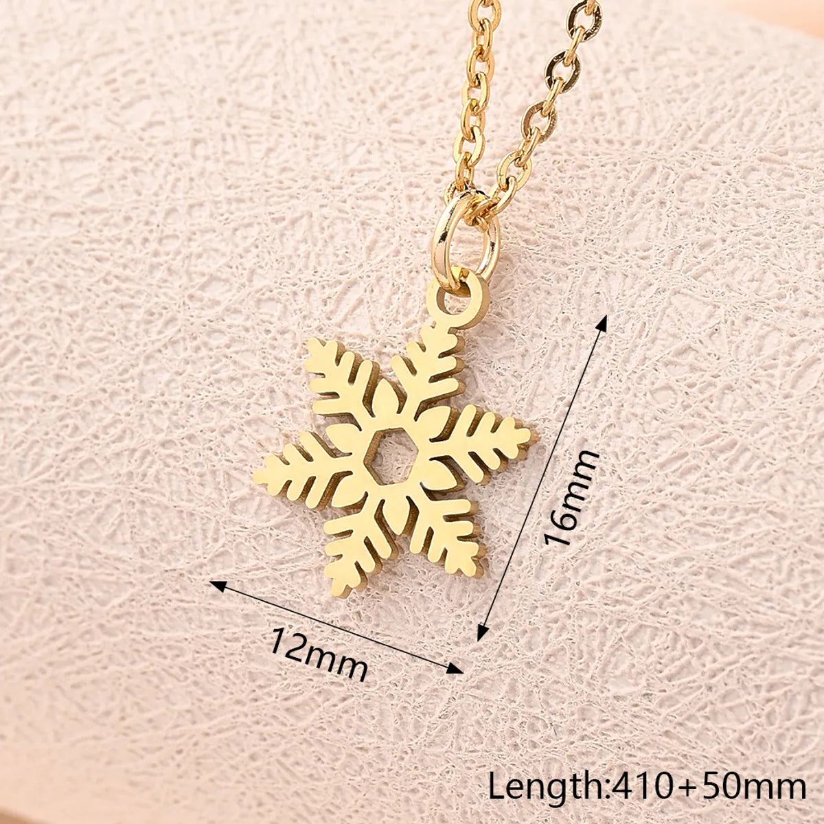 Wholesale Jewelry Casual Modern Style Simple Style Compass Mermaid Snowflake 304 Stainless Steel Gold Plated Polishing Plating Pendant Necklace