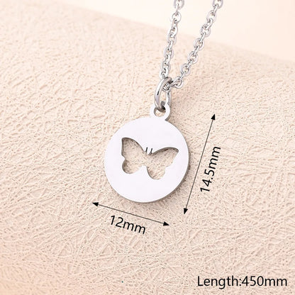 Wholesale Jewelry Casual Modern Style Simple Style Peacock Ghost Snake 304 Stainless Steel Polishing Pendant Necklace