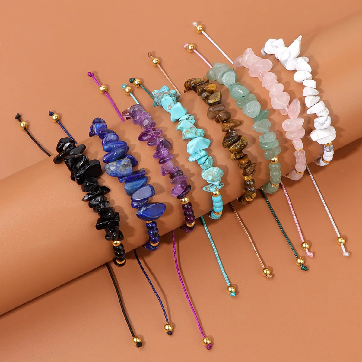 Casual Retro Irregular Stone Wholesale Bracelets