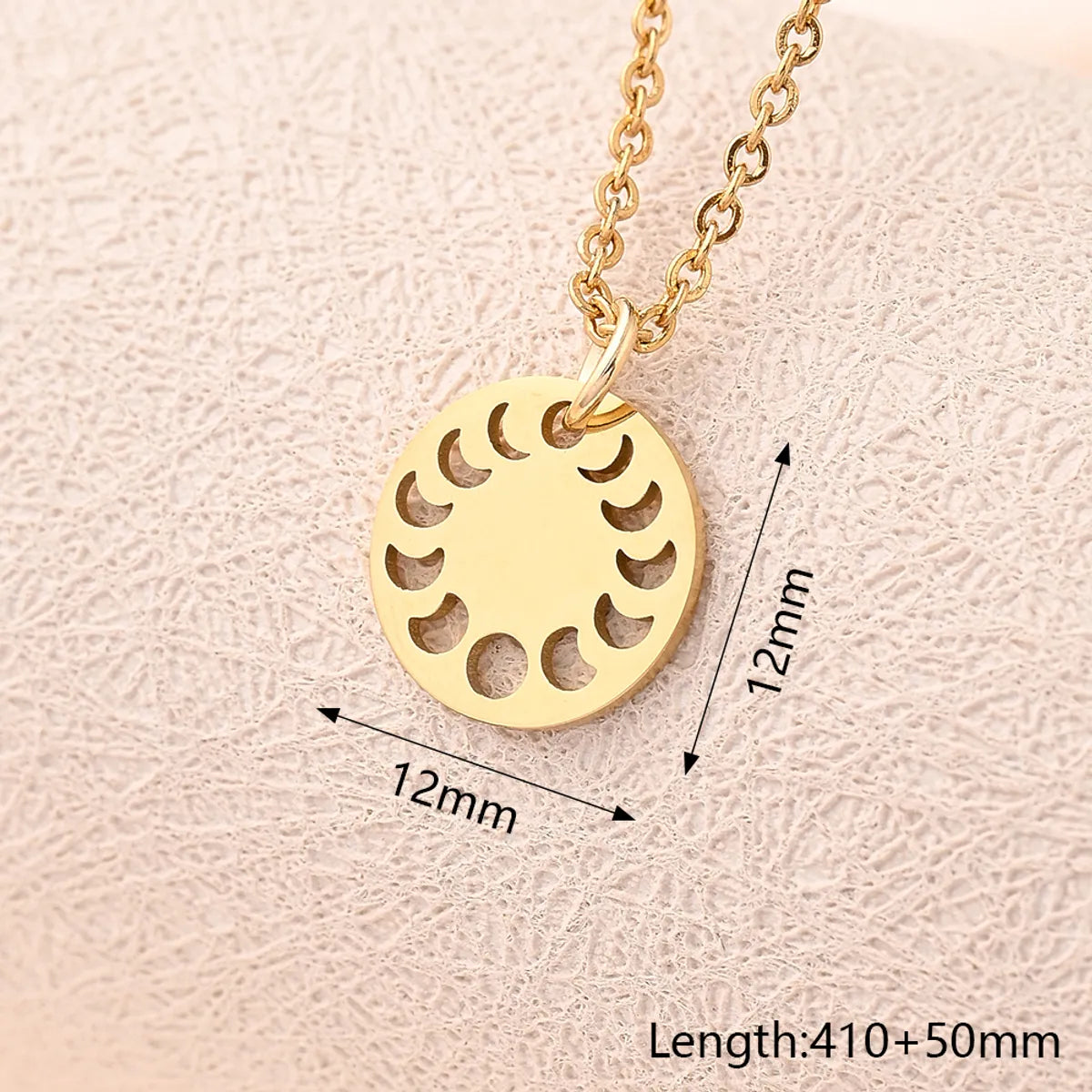 Wholesale Jewelry Casual Simple Style Animal Map Heart Shape 304 Stainless Steel Gold Plated Polishing Necklace