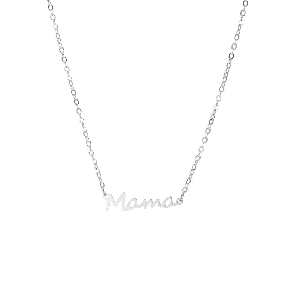 Wholesale Jewelry Casual Simple Style Letter Alloy Necklace