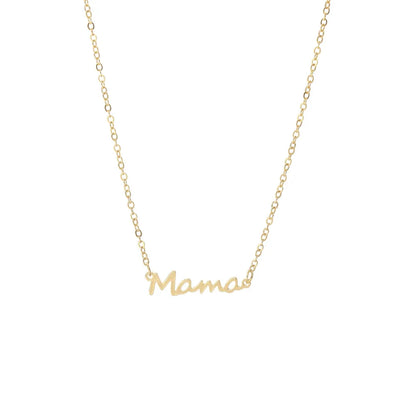 Wholesale Jewelry Casual Simple Style Letter Alloy Necklace