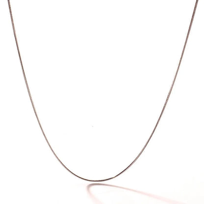 Wholesale Jewelry Casual Simple Style Solid Color Titanium Steel Necklace