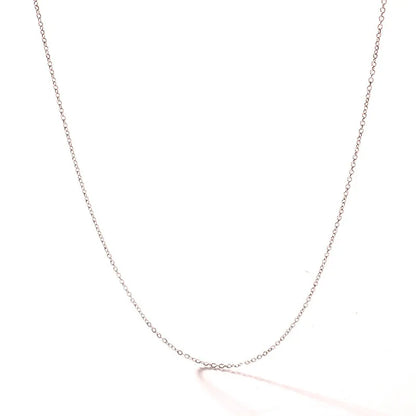 Wholesale Jewelry Casual Simple Style Solid Color Titanium Steel Necklace