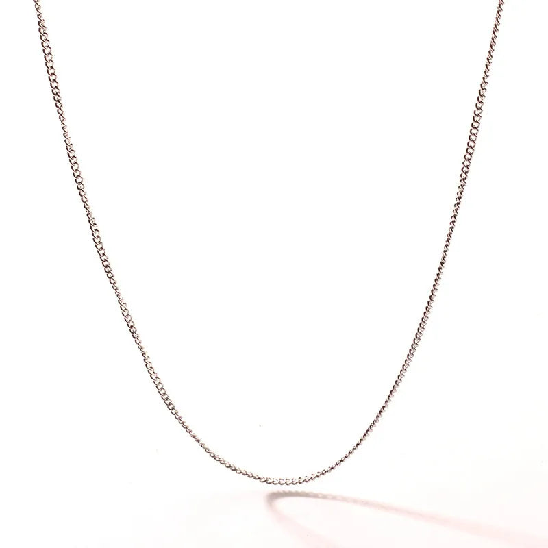 Wholesale Jewelry Casual Simple Style Solid Color Titanium Steel Necklace